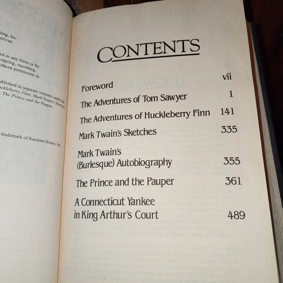 Mark Twain Four Complete Novels Hardcover Book - Picture 5 of 6